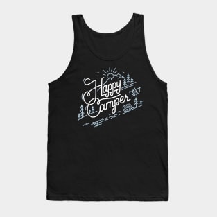 Happy Camper - Camping T-Shirt for Men, Women, and Kids Tank Top